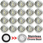 20X 3/4" Round White Led Side Marker Light With Stailness Base For Truck Trailer