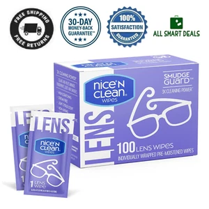 Limpiador De Lentes Toallitas Limpiadoras Humedas Especiales No Rayas 100 Sobres - Bild 1 von 12