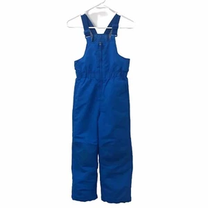 Kids Boys Girls, Unisex, Blue snow bibs ski pants Faded Glory Medium 8 - Picture 1 of 10
