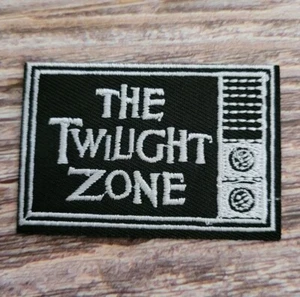 Twilight Zone Fernsehen SciFi Horror Show Retro 70er 80er Style bestickt Patch - Bild 1 von 2