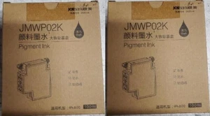 2 New Genuine OEM Factory Sealed Jolimark JMWP02K Black Pigment Ink Cartridges - Picture 1 of 1