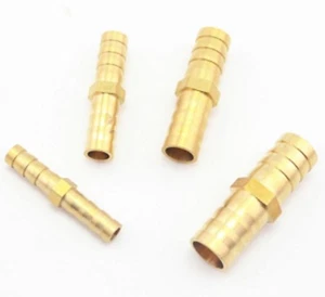 Conector de cola de barra de extensión de manguera recto de latón de 10 mm 12 mm 14 mm montaje STR UK - Imagen 1 de 1