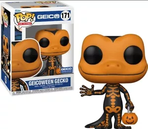 Geicoween Funko Pop Orange Geico Gecko Limited Edition #171 - Ready to Ship - Picture 1 of 1