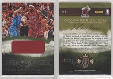 2013-14 Panini Court Kings Performance Art Memorabilia /299 LeBron James #6