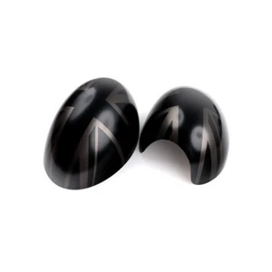 For MINI Cooper R55 R56-R59 R60 R61 Side Mirror Cover Cap Trim Night Jack - Foto 1 di 6