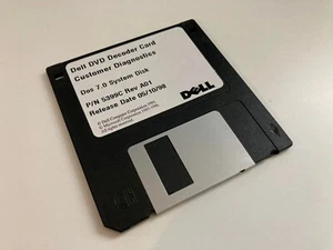 PC 3.5" Disk Diskette ~ Dell DVD Decoder Card Customer Diagnostics - Picture 1 of 1