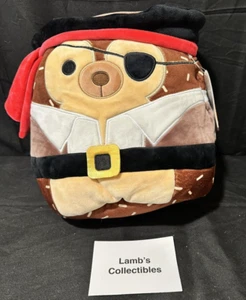 Hans the Pirate Squishmallows 2023 Halloween 12" Plush Pail Treat Bucket toy - Picture 1 of 20