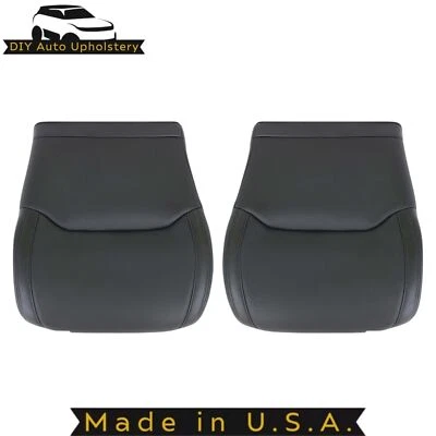 For 1999-2003 Acura TL Driver & Passenger Bottom Leather Seat Cover Black - Image 1 of 4