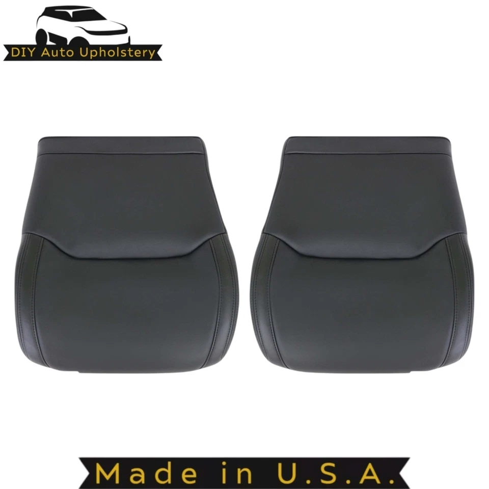 Cubierta de asiento inferior de cuero negra para conductor y pasajero Acura TL 1999-2003 Foto 1 de 4