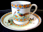 Antique/Vintage Forrester Phoenix China Golden Pheasant Coffee Cup And Saucer