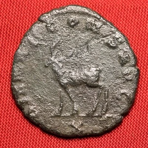 Antike römische Bronze Gallienus Antoninianus - Rom Prägestätte - Bild 1 von 2