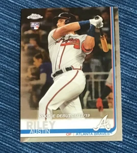 Aggiornamento Topps Chrome 2019 Austin Riley RC 61 Atlanta Braves Rookie debutto quantità 223C - Foto 1 di 1