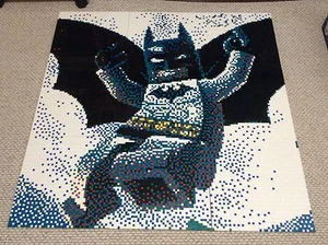 LEGO BATMAN MOSAIC 45"X45" - Picture 1 of 11