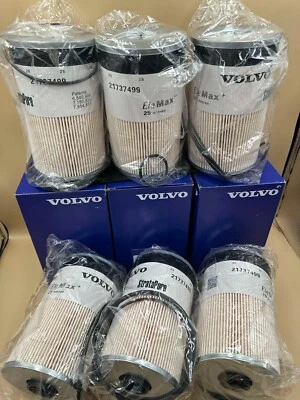 OEM 6 PCS Genuine Volvo Fuel Filter 21737499 Water/Fuel Separator 25 Micron Foto 1 de 4