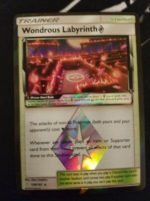 Pokemon Team Up Wondrous Labyrinth Prism Star Holo 158/181 - Image 1 of 2