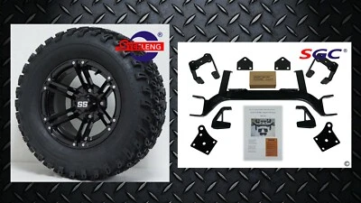 EZGO TXT ELECTRIC GOLF CART 6" LIFT KIT + 12" WHEELS and 23" ALL TERRAIN TIRES  - Image 1 of 4