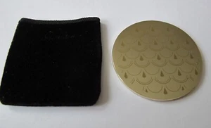 GUERLAIN GOLD METAL BAG MIRROR - Picture 1 of 2