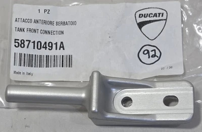 1 conector de tanque de combustible de gasolina genuino Ducati 749 999 2003-2006 nuevo fabricante original 58710491A Foto 1 de 3