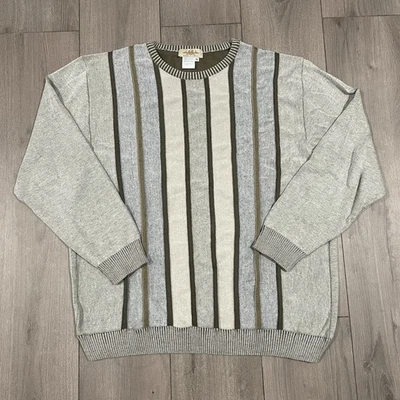 Suéter Montechiaro Tejido 3D Gris Abstracto Estilo Coogi Talla XXL Italia Acrílico Foto 1 de 4