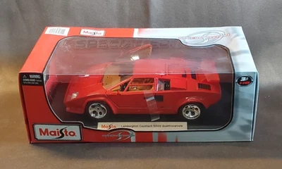 MAISTO EDICIÓN ESPECIAL LAMBORGHINI COUNTACH 5000 QUATTROVALVOLE COCHE FUNDIDO A PRESIÓN 1:18 Foto 1 de 4