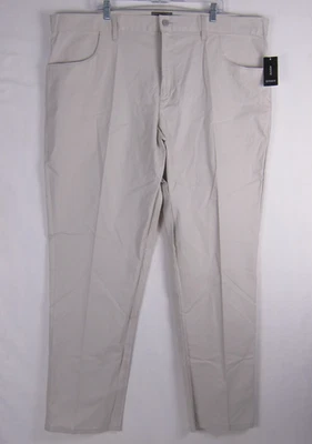 Pantalones chinos de algodón blancos grandes y altos Alfani para hombre talla 46x31 nuevos con etiquetas precio de venta sugerido por el fabricante 79 USD Foto 1 de 4