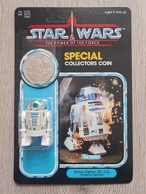 Star Wars R2-D2 Artoo-Detoo w Pop Up Lightsaber Droid Figure w Coin Stan Solo - Image 1 of 3
