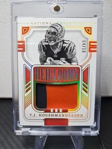 2022 Panini National Treasures T.J.Houshmandzadeh HEIRLOOMS Gold 4/10 #HEI-TJH - Picture 1 of 10