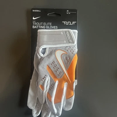Guantes de bateo de béisbol Nike Trout Elite Tennessee Volunteers DH6651-804 talla M Foto 1 de 4