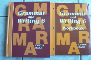 LN Saxon GRAMMAR and WRITING 6 Text & Workbook, Hake/Curtis, CLEAN! Homeschool - Picture 1 of 16