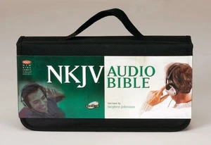 NKJV Audio Bible Complete 58 CD Set Stephen Johnston Old/New Testament with Case - Picture 1 of 8
