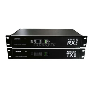 DN50 2CH AES50 Optical Fiber Extender + Gigabit Transceiver 2-IN-1 Tuning Light - Bild 1 von 2