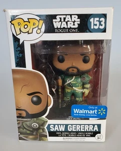 Funko Pop! Vinyl Figure Star Wars Saw Gererra Walmart Exclusive #153 Box Damage - Picture 1 of 5