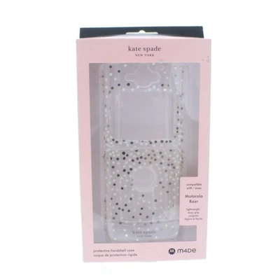 Kate Spade NY 保护壳 适用于摩托罗拉 Razr 透明 Confetti — 第 1/2 张图片