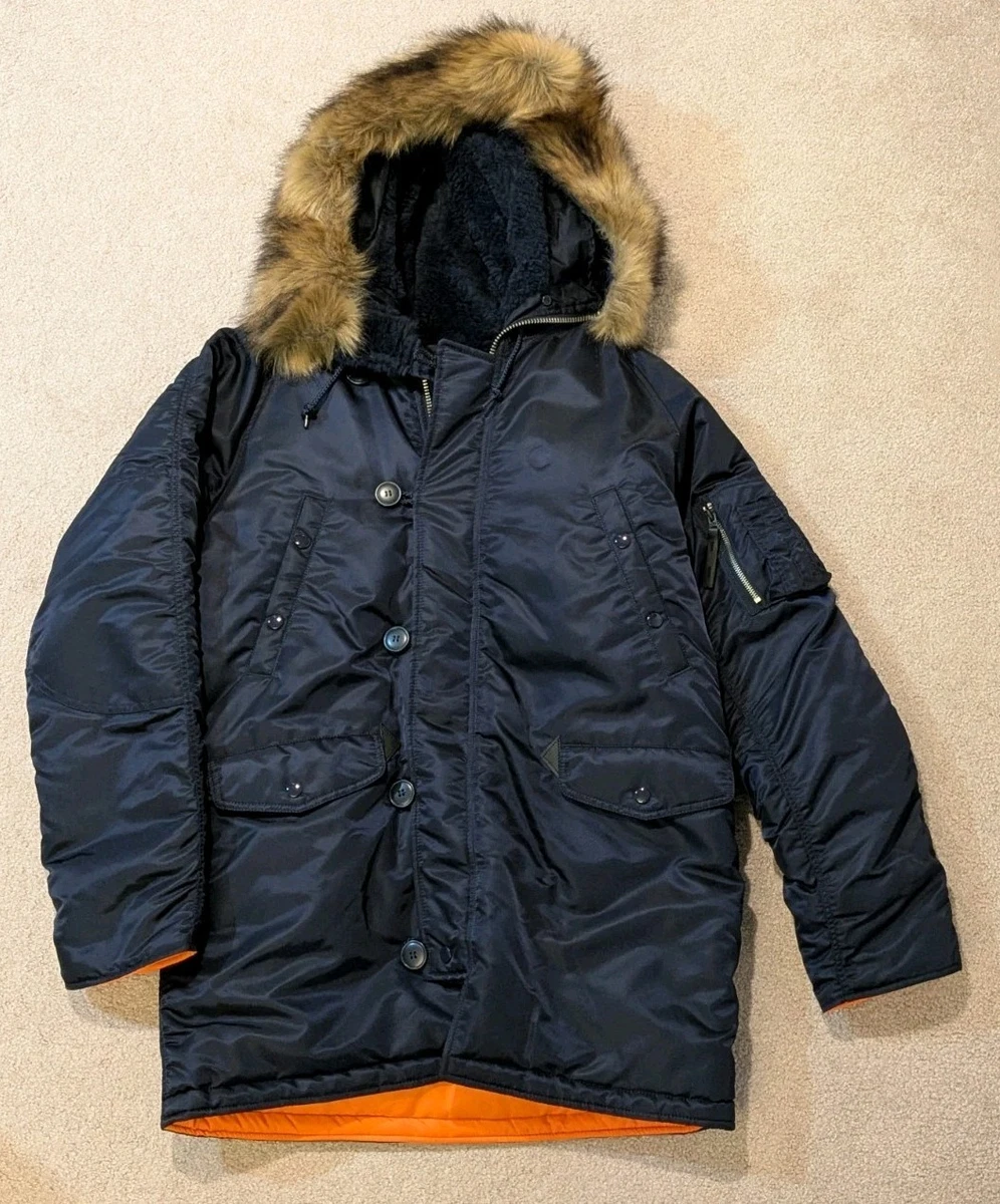 ジャケット・アウター ALPHA INDUSTRIES 50th N-3B vintage Alpha Industries Men's N-3B Parka (XS, Sage) at Amazon Men's