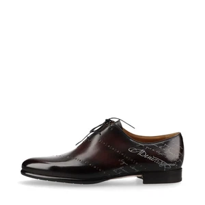 Berluti Alessandro Leather Leather shoes 8.5 Men's Brown Calligraphy punching Wi - Picture 1 of 18