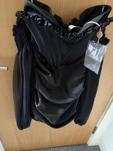 House Of Cb Black Dress Size Small - Picture 1 of 11