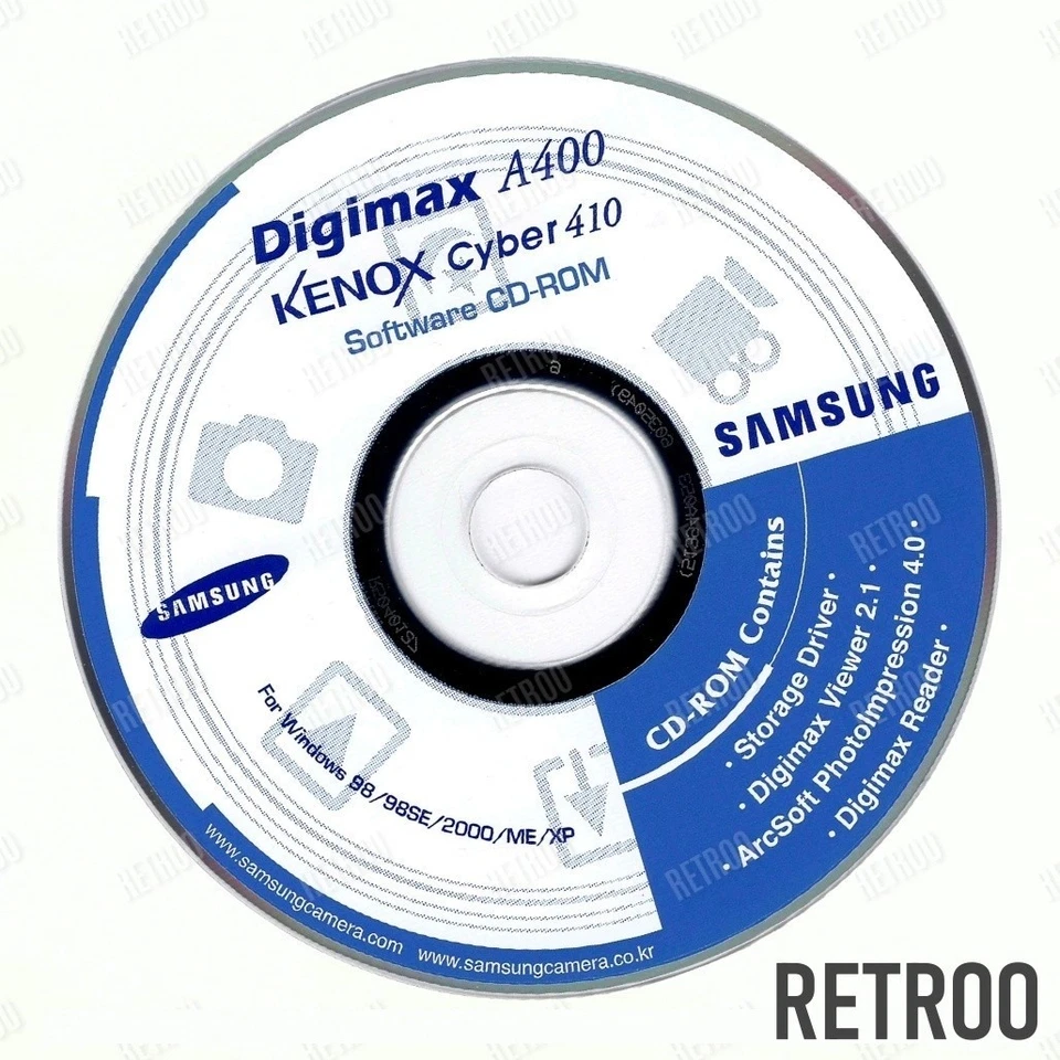 Samsung Digimax A400/Kenox Cyber 410 Software CD-ROM Digital Camera Windows XP - Image 1 of 1