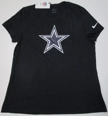 New Nike Dallas Cowboys NFL Football Essential Logo t-shirt Women Large NWT $45 - Image 1 of 4