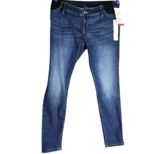 Ingrid & Isabel Damen 8 Umstandshosen Skinny Blau Unterbauch Neu mit Etikett - Bild 1 von 9