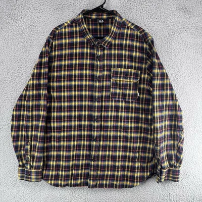 Camisa NEFF Para Hombre XXL Multicolor A Cuadros Manga Larga Abotonada Franela Camisa 5A Foto 1 de 4