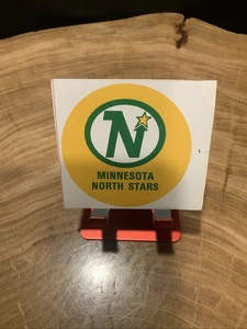 VINTAGE MINNESOTA NORTH STARS FASSON AUFKLEBER STICKER NHL #1000 - Bild 1 von 2