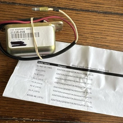 Unidade de ignição OEM NOS Kawasaki A 1969-1975 H1 MACH III KH500 # 21119-016 - Imagem 1 de 4