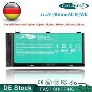 11.1V 7800mAh FV993,KJ321,PG6RC,R7PND Bateria do Dell Precision M4600 M4700 M6800 - Zdjęcie 1 z 12