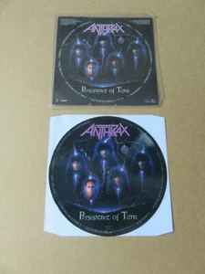 ANTHRAX Persistence Of Time ISLAND 1990 UK PICTURE DISC PRESSING LP ILPSP9967 - Imagen 1 de 9