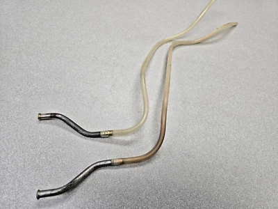 PAIR USED ORIGINAL PORSCHE 914 914-6 BRAKE MASTER CYLINDER INTAKE TUBES #4 — 第 1/4 张图片