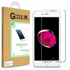 For Apple iPhone 6 7 8 Plus Tempered Glass Screen Protector Transparent Guard - Picture 1 of 11