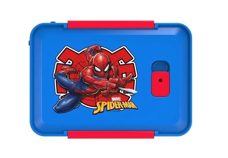 Zak Marvel Spider-Man 3 Piece Lunch Container/Bento Box Leakproof