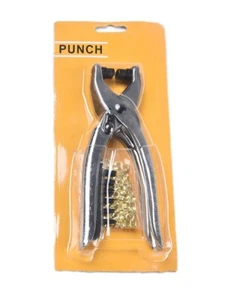 Heavy Duty Grommet Eyelet Plier with Nickel Chromium Alloy Steel Construction - Picture 1 of 17