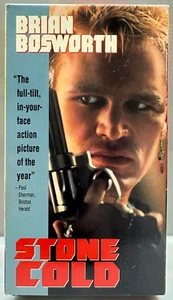 Stone Cold (VHS, 1991) Brian Bosworth Lance Henriksen - Foto 1 di 3