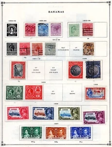 BAHAMAS 1938-1981 COLECCIÓN DE 375+ SELLOS EN PÁGINAS DE ÁLBUM SCOTT EN SU MAYORÍA COMO NUEVO - Imagen 1 de 24